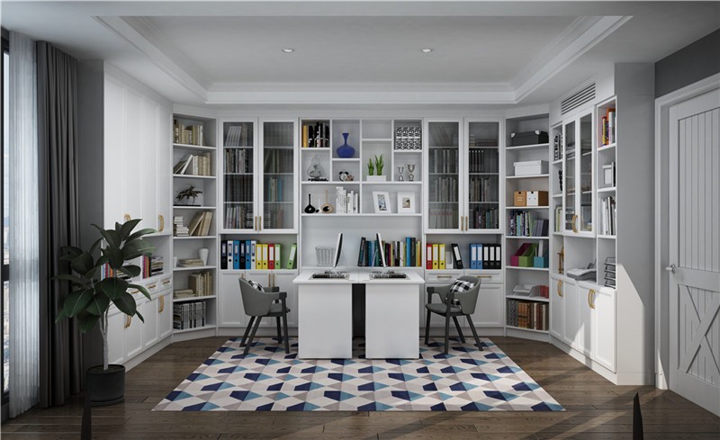 科诚美居：定制书柜，打造多样书房空间